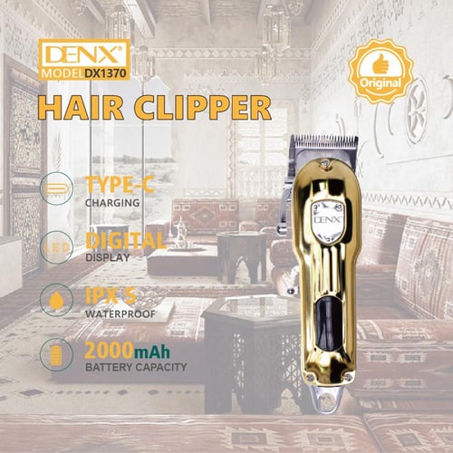 ماكينة حلاقة DENX DX1370 بشفرة كربونية وشحن Type-C...