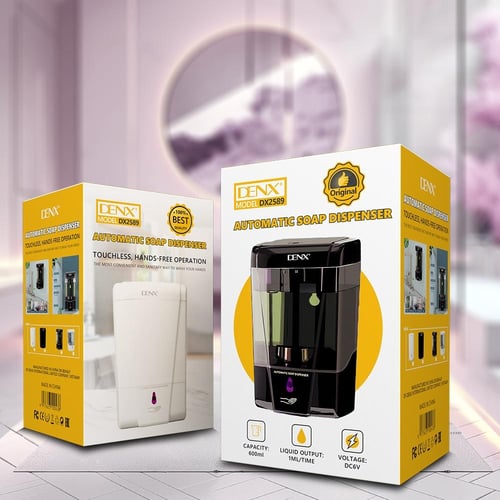 جهاز صابون تلقائي DENX DX2589 بسعة كبيرة 600 مل