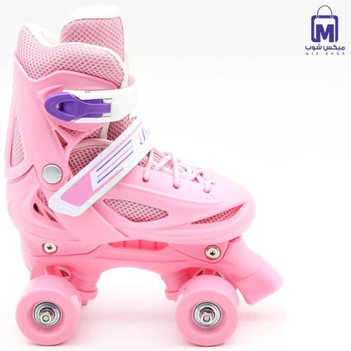 حذاء تزلج 4 عجلات للأطفال قابل للتعديل مع حماية مق...