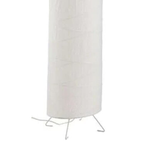 مصباح أرضي أبيض 54 بوصة مصنوع يدويًا من ورق الأرز...