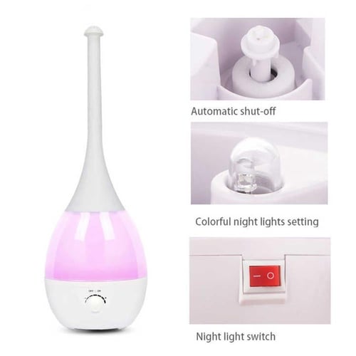 جهاز ترطيب هواء بالموجات فوق الصوتية بسعة 3 لتر مع...