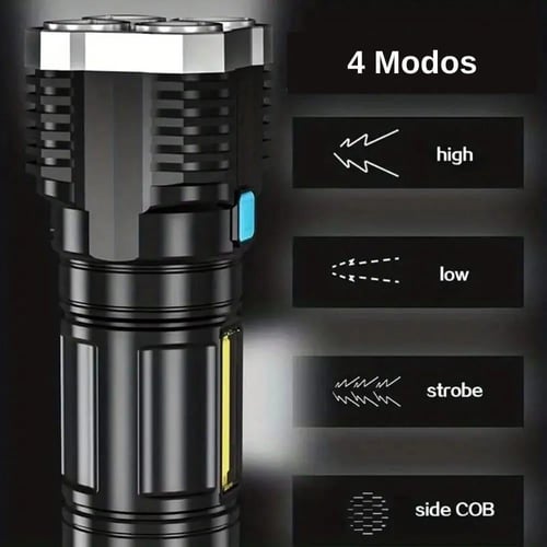 كشاف إضاءة L-S03 قابل لإعادة الشحن عبر منفذ USB لل...
