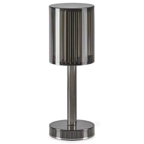 مصباح طاولة كريستالي مع بطارية قابلة لإعادة الشحن...