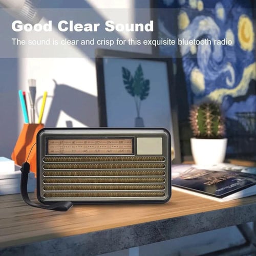 راديو DENX DX2436 بالطاقة الشمسية مع بلوتوث ومصباح...