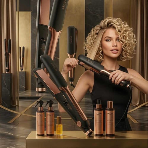 مملس شعر JAWAY JAW-85 سيراميك بحرارة 220° وتسخين س...