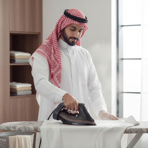 مكواة بخار DENX DX3012 لاسلكية 2200 واط قاعدة سيرا...