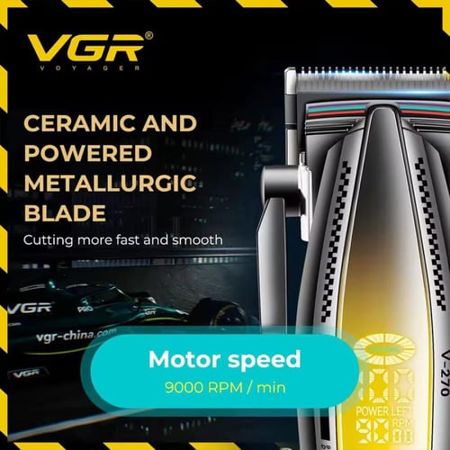 ماكينة حلاقة احترافية VGR V-270 بسرعة 9000RPM وبطا...