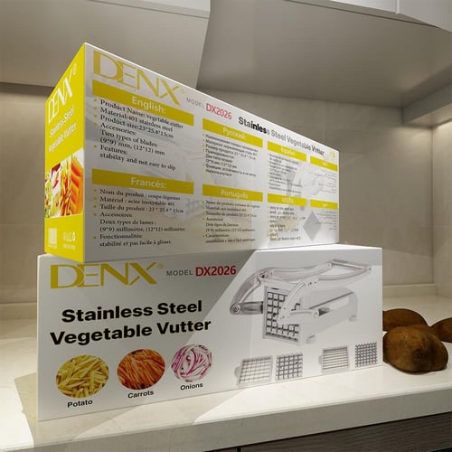 قطاعة خضار من الفولاذ المقاوم للصدأ DX2026 من DENX