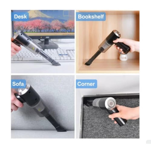 مكنسة كهربائية محمولة 3 في 1 للمنزل والسيارة بقوة...