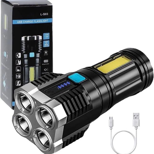 كشاف إضاءة L-S03 قابل لإعادة الشحن عبر منفذ USB لل...