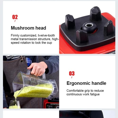 خلاط عصير قوي Golden Crest بقوة 4500 واط وسعة 2 لت...