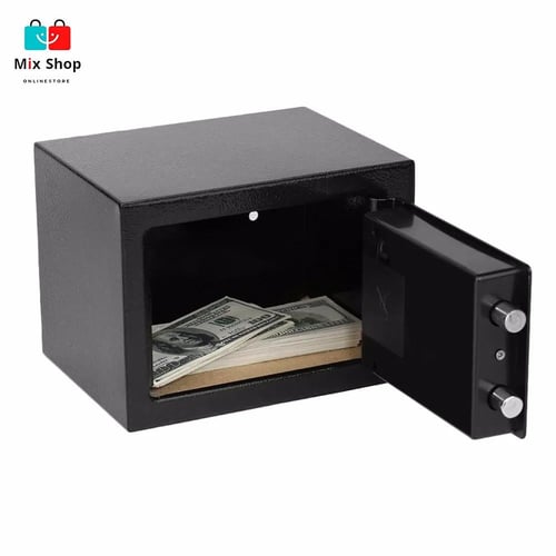 خزنة إلكترونية بقفل لوحة مفاتيح لحفظ النقود وتأمين...