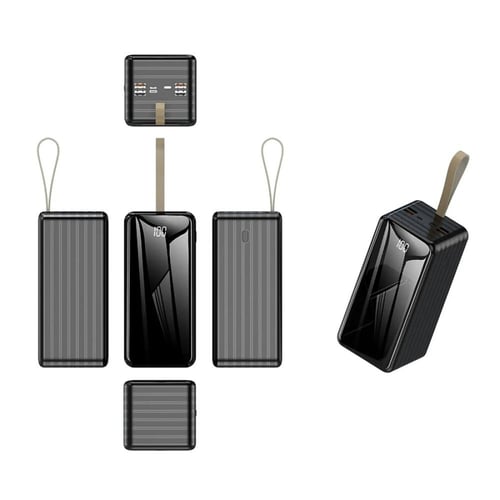 باور بنك DENX DX410 – 80000mAh، شحن سريع، LED للطو...