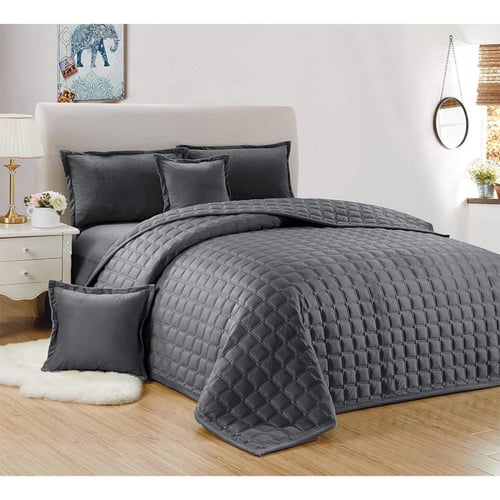 طقم لحاف مضغوط مايكروفايبر مكون من 4 قطع من Moon (...