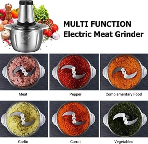 مفرمة لحم متعددة الاستخدامات بقوة 450 واط وسعة 5 ل...