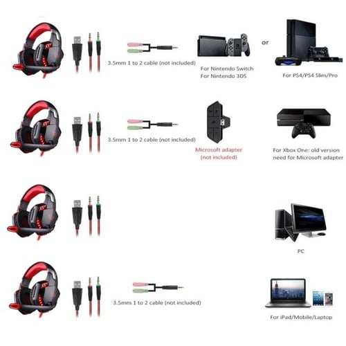 سماعة الألعاب KOTION EACH PRO G2000 Gaming Headset...