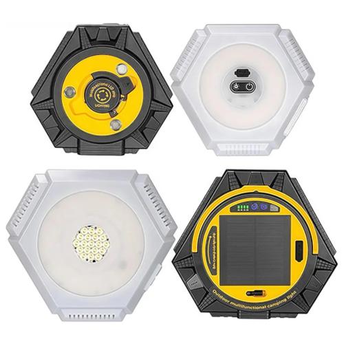 كشاف تخييم DX-788 LED مع أضواء سلسلة ملونة وباور ب...