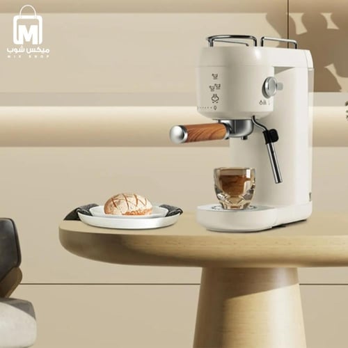 ماكينة تحضير القهوة 2 في 1 DENX DX3417 بضغط 20 بار...