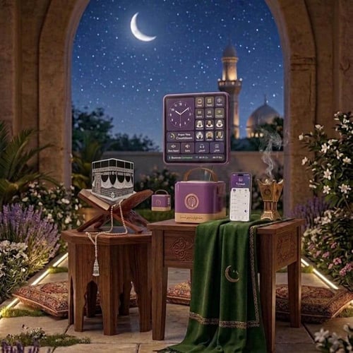 سماعة القرآن الكريم SQ-805 مع ريموت 16 قارئ و18 تر...