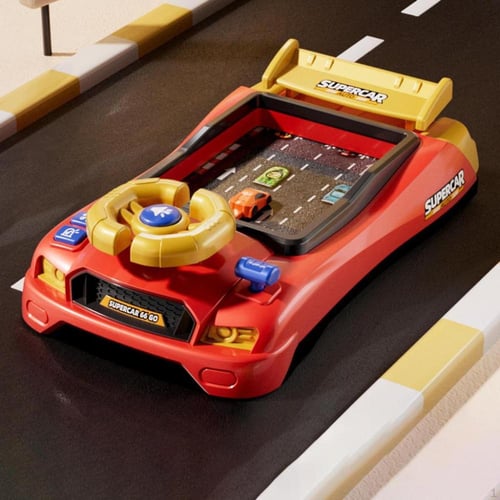 لعبة سباق السيارات للأطفال (لون احمر)