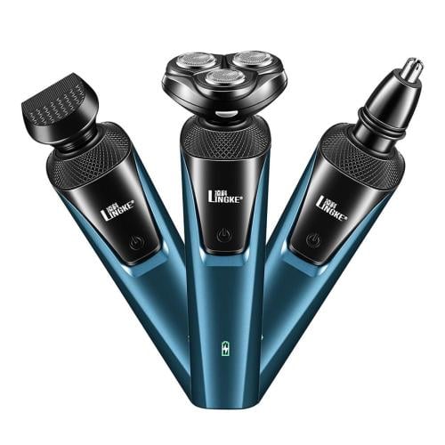 ماكينة حلاقة LINGKE 8806 كهربائية 3 في 1 برؤوس دوا...