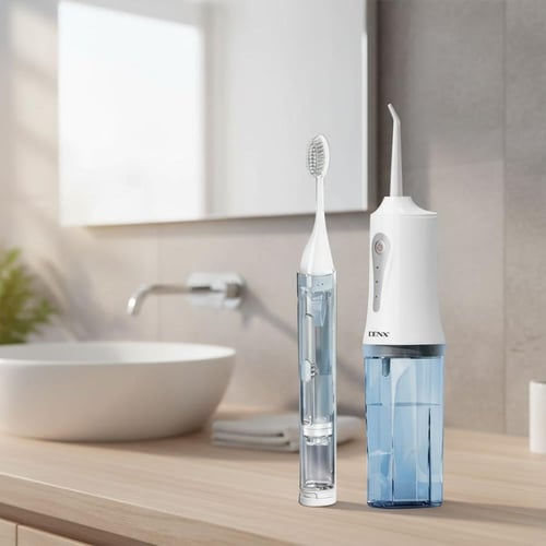 طقم العناية بالأسنان DENX DX2524 بخزان ماء 190 مل...