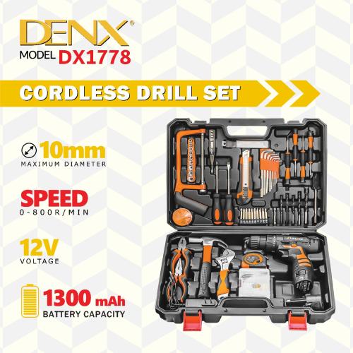 حقيبة دريل وأدوات مختلفة للصيانة موديل DX1778 مارك...