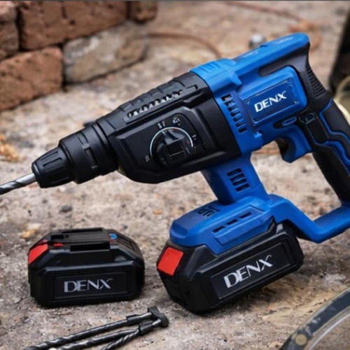 مثقاب DENX DX3336 مطرقي لاسلكي 21V بمحرك عزم قوي و...