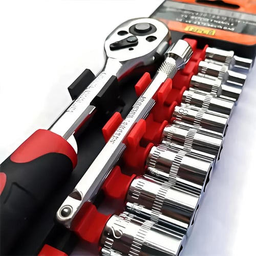 مجموعة مفاتيح السوكت DENX DX3317 – 12 قطعة متعددة...