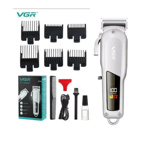 ماكينة حلاقة الشعر VGR V-278 مع بطارية قابلة لإعاد...
