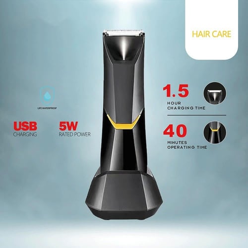 ماكينة حلاقة رجالي للشعر مقاومة للماء مع اعادة الش...