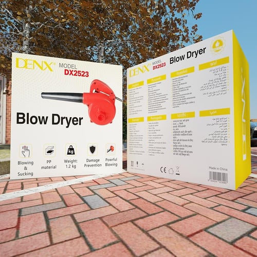 منفاخ هواء كهربائي محمول DENX DX2523 لتنظيف الغبار...