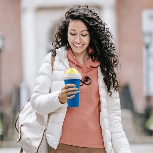 كوب صانع ايس كريم والمثلجات من السوائل بسعة 300 مل...