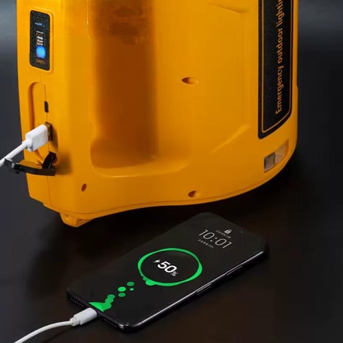 كشاف يدوي W5207-2 مع إضاءة RGB متعددة الألوان مقاو...