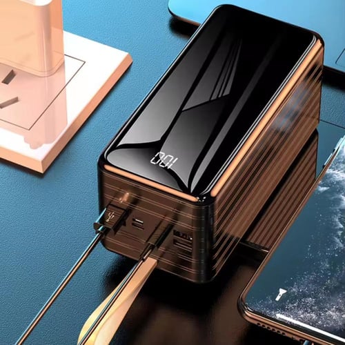 باور بنك DENX DX410 – 80000mAh، شحن سريع، LED للطو...