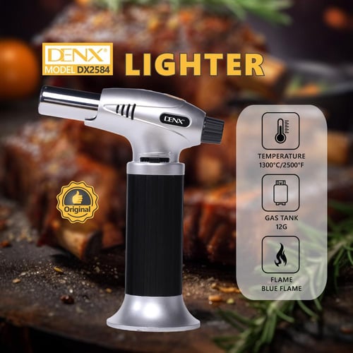 ولاعة DENX DX2584 بدرجة حرارة 1300°C، وسعة خزان غا...