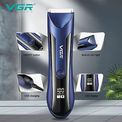 ماكينة حلاقة وتشذيب الشعر والجسم VGR V-951 احترافي...