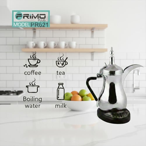 غلاية قهوة Primo Plus PR621 بقوة 800 واط وسعة 600...