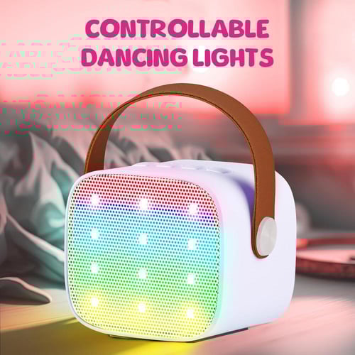 جهاز كاريوكي للأطفال مع مكبر صوت بلوتوث وميكروفون...