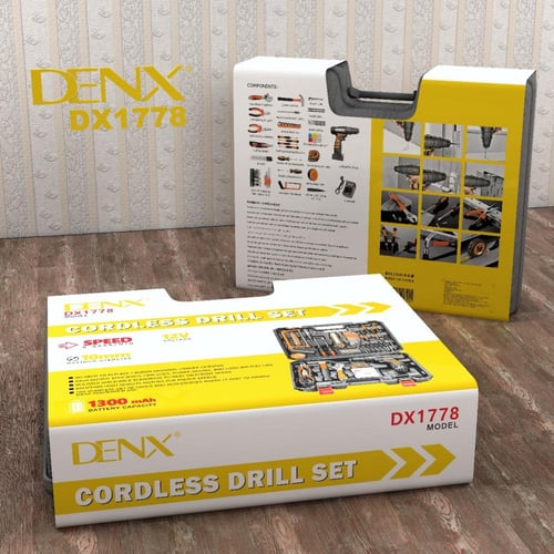 حقيبة دريل وأدوات مختلفة للصيانة موديل DX1778 مارك...