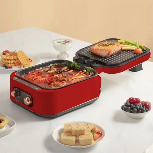 قدر وشواية كهربائية DENX DX3421 بسعة 2.5 لتر و1800...