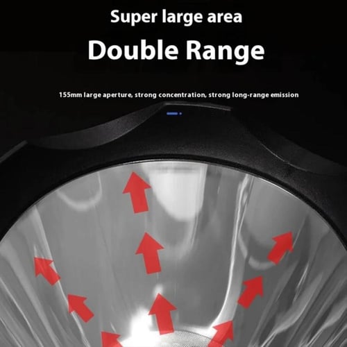 كشاف يدوي W5207-2 مع إضاءة RGB متعددة الألوان مقاو...