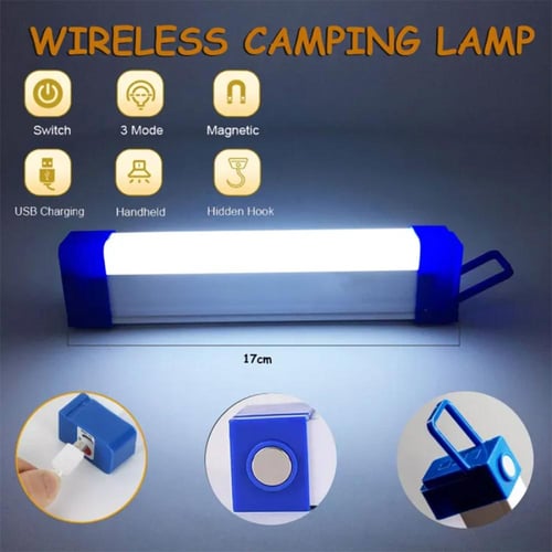 مصباح وكشاف LED T515 قابل للشحن مع إضاءة قوية ومقا...