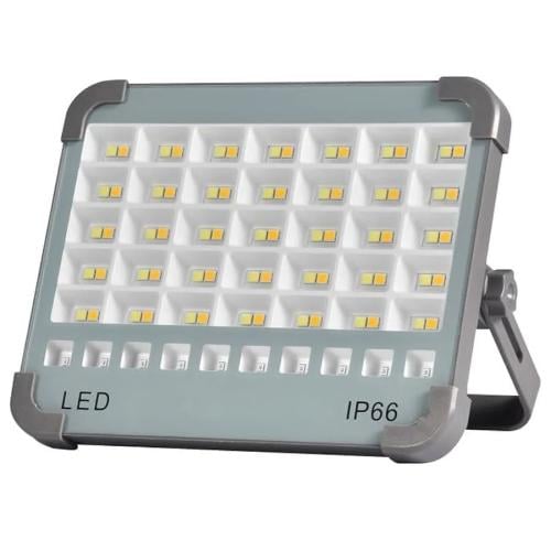 كشاف شمسي LED 300 لمبة مقاوم للماء IP66 ببطارية قو...