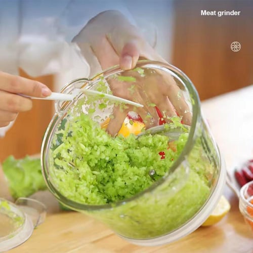 مفرمة اللحم DENX DX3208 (شفافة) متعددة الوظائف بسع...