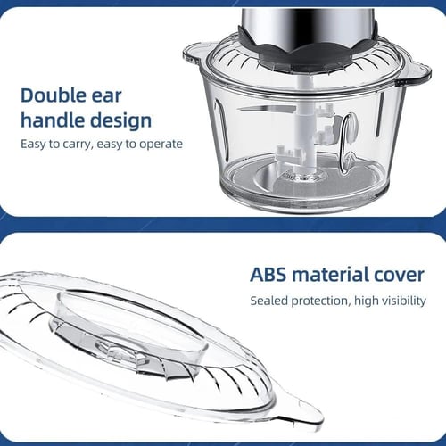 مفرمة اللحم DENX DX3208 (شفافة) متعددة الوظائف بسع...