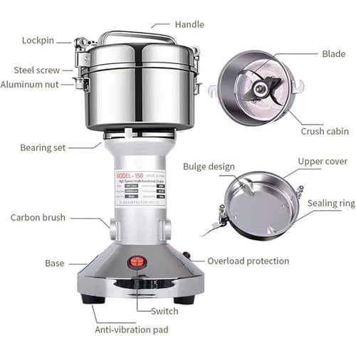 مطحنة كهربائية DENX DX3222 متعددة الوظائف بقوة 140...