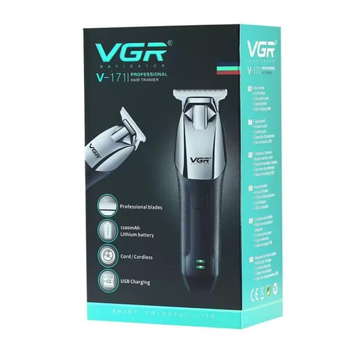 ماكينة حلاقة شعر احترافية VGR V-171 بطارية ليثيوم...