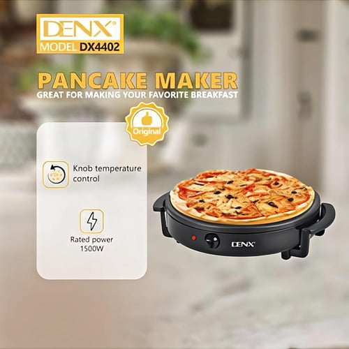 صانعة البيتزا DENX DX4402 بقدرة 1500 واط وطلاء غير...