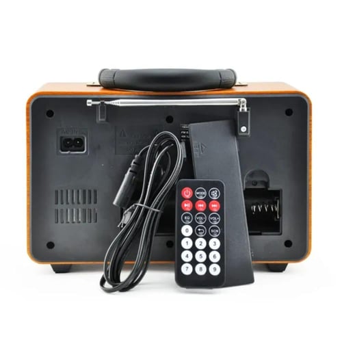 راديو DENX DX2441 بصوت HiFi وبلوتوث وراديو FM وتشغ...